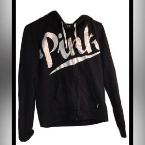 Size small PINK zip up with hoodie